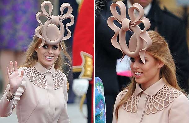 royal wedding interesting hat