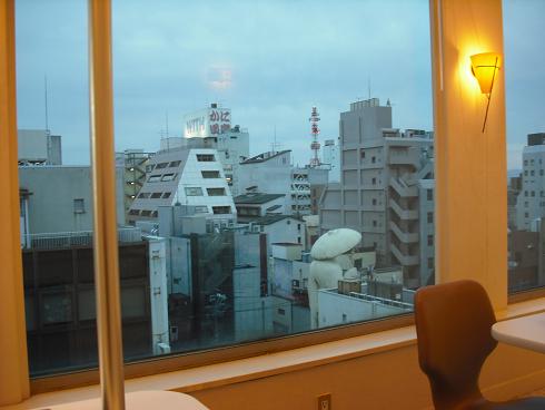 091129新潟三越の喫煙室からの眺め