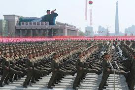 nk army marching