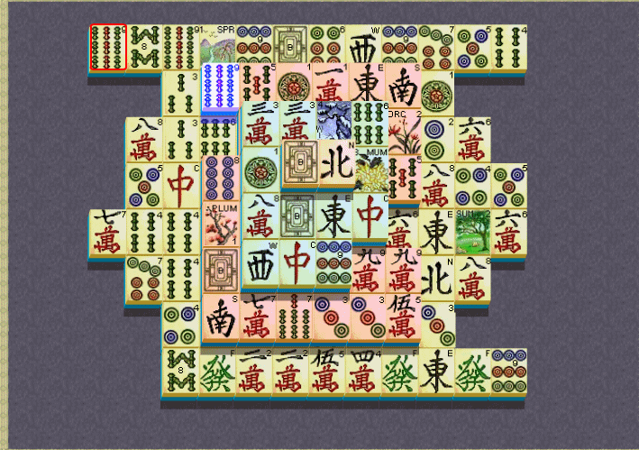 上海麻雀牌パズルゲーム 無料ゲーム1941