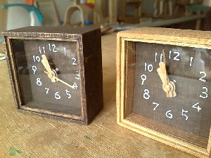 木製置時計
