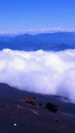 宝永山から見た景色