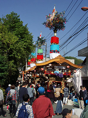 2010年　神奈川県中井町遠藤　五所八幡宮神社例大祭１