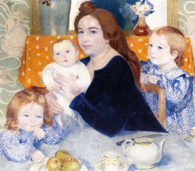 モーリス・ドニ「家族の肖像」