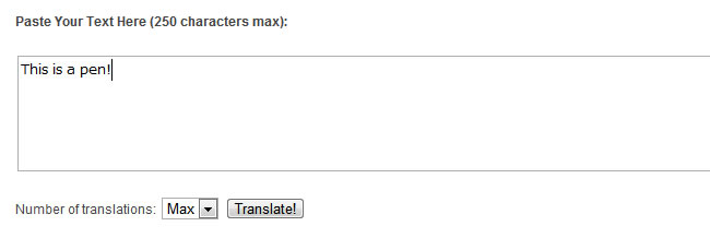 Bad Translator!