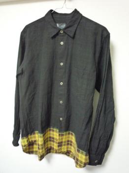 BLACK COMME des GARCONS（ブラック・コムデギャルソン） 09AW 製品染めチェックシャツ - メンズファッションブログ