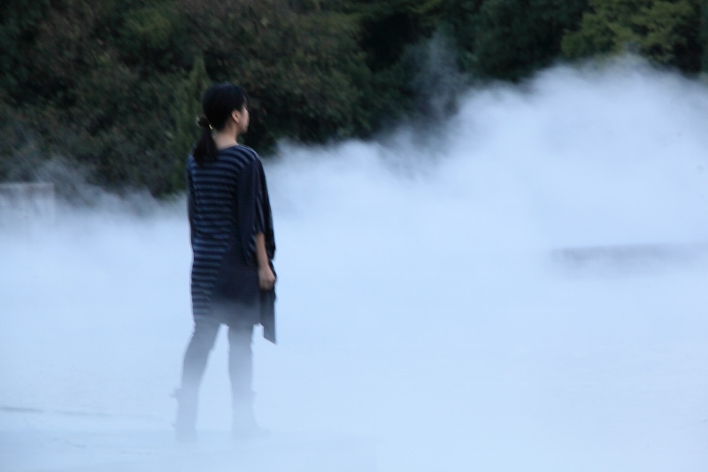 豊田市美術館：ライティング・プロジェクション　霧を眺める乙女 (800x533)